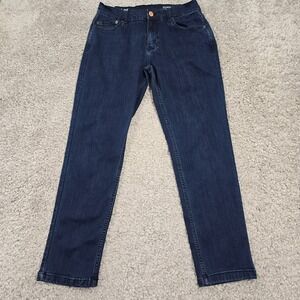 Mugsy Mens Studio Blues Stretch Jeans Dark Wash Slim Fit Size 32x30 (fits 30x28)